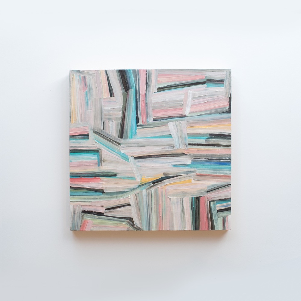 Original Abstract Oil Panting 8x8 inches